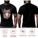 thumbnail image 5 of Camisetas para hombre, camiseta de algodón con cuello redondo y estampado de vaca y flores del oeste, de manga corta, estilo retro vaquero y ganado., 5 of 8