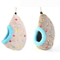 Cozy Hanging Hut Sleeping Bed For Small Medium Parrots Conures Lovebirds Finches And Birds Hanger Squirrel Nesting Boxes Metal Birdhouse Decorative Glass Feeders for Outdoors Metal for outside Owl