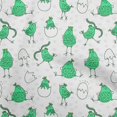 thumbnail image 1 of oneOone Velvet Green Fabric Kawai Sewing Craft Projects Fabric Prints By Yard 58 Inch Wide-DO, 1 of 5
