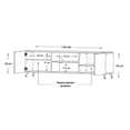 thumbnail image 3 of Mueble para TV Hogare Italy Parota Centro de entretenimiento HOGARE Italy, 3 of 11