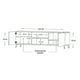 thumbnail image 3 of Mueble para TV Hogare Italy Parota Centro de entretenimiento HOGARE Italy, 3 of 11
