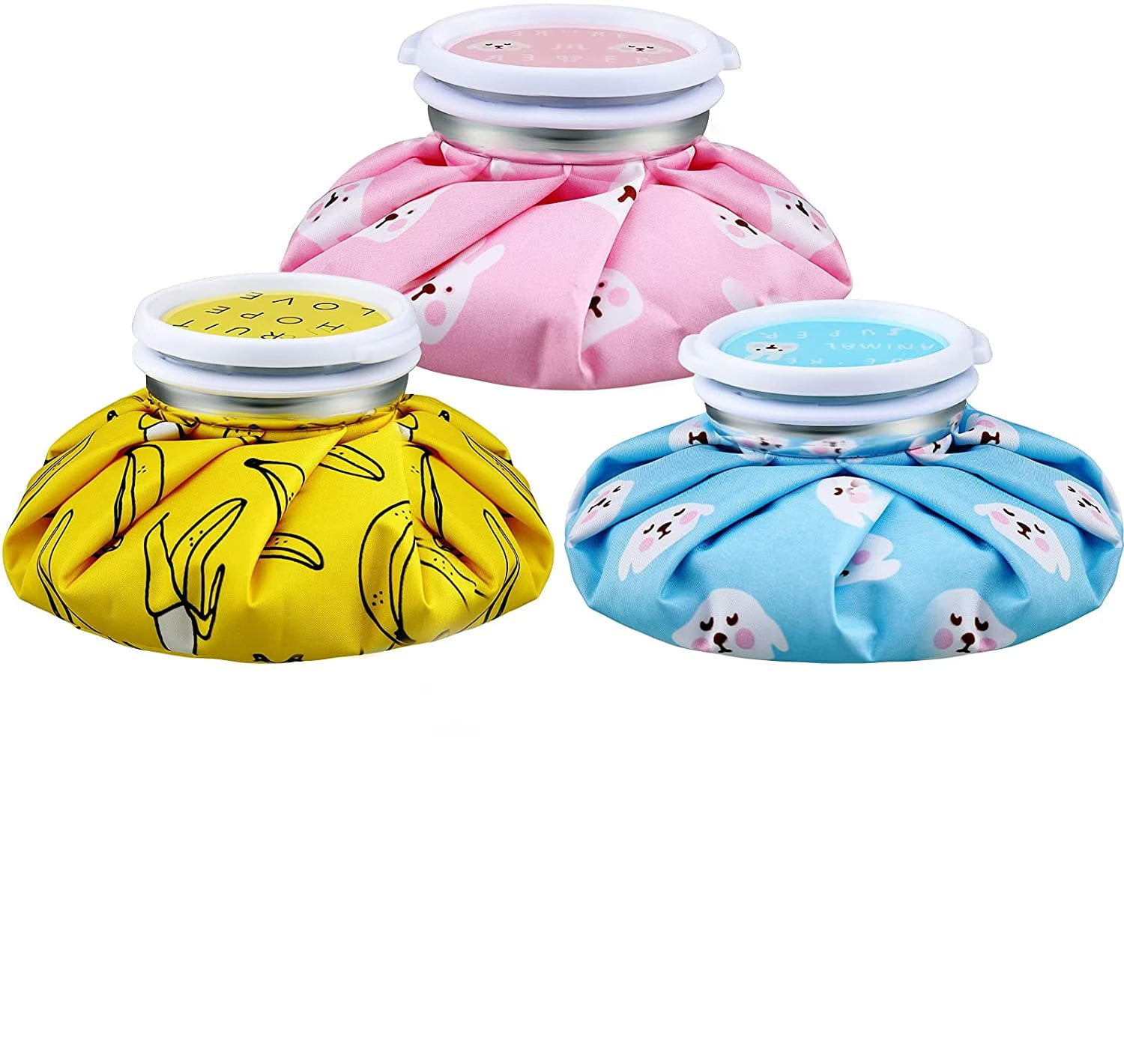 Tianlu3 Packs Reusable Ice Bag Ice Pack Cold and Hot Use Hot Water Bag