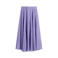 thumbnail image 3 of Gfyviroh Kids Girls Long Skirts A-Line Casual Flowy Flared Skirt Loose High Waisted Lightweight Maxi Skirt 4-15 Years, 3 of 7