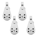 thumbnail image 1 of Phenofice Kit de Chariot d'Ancrage 4 Pcs Poulie Ronde en Acier Inoxydable pour Kayak et Voile, 1 of 8