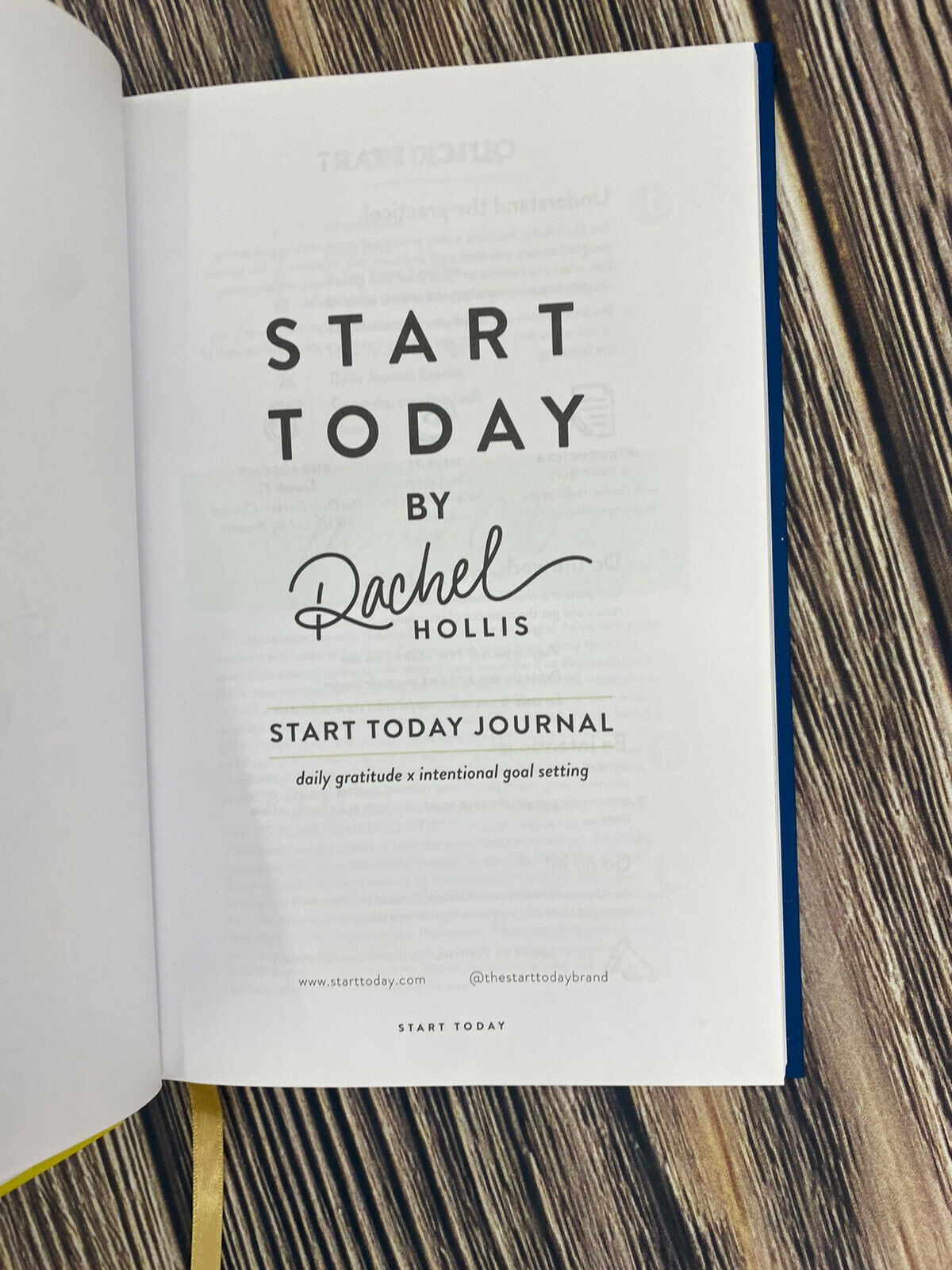 How does the Start Today Journal work? - Rachel Hollis