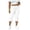 White, variant on Noric Women's Plus Size Bow Tie Cuff Capri Leggings High Waist Stretchy Yoga Pants Side Split Casual Workout Cropped Tights