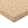 thumbnail image 2 of Ambesonne Ethnic Fitted Sheet, and Lotus Motifs, Full Size, Turquoise and Coral, 2 of 3