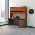 thumbnail image 2 of Bush Business Furniture SRC081HCSU 72 x 24 in. Series C Office Desk with Hutch & Mobile File Cabinet - Hansen Cherry, 2 of 2