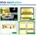 thumbnail image 4 of LED Plant Growing lamp, 3500K Full Spectrum Grow Light Strips for Indoor Plants with 3/9/12H Timer & 10 Dimmable Levels, Led Growth Light for Green House Hydroponics Succulent 13In 4Head, 4 of 9