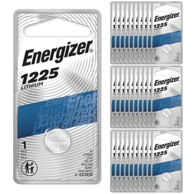 Energizer CR1225 Pile à Pièces au Lithium 3 V (Lot de 72)