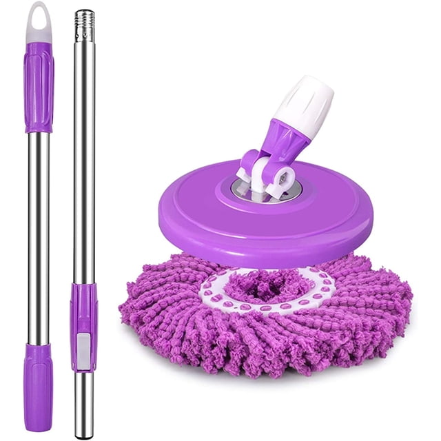 1 Purple plastic disc 360 ° rotary floor cleaning sponge