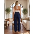 thumbnail image 3 of Pantalón Mezclilla Mujer Wide Leg Tiro Alto Corte Amplio Denim Jeans Moda, 3 of 5