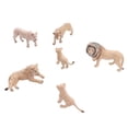 thumbnail image 4 of ANGGREK Lions Family Figures,6 Pcs Lions Model Set Lifelike Mini Wild Animals Statue Lions Family Figures Decoraion For School Project,Lions Model Set, 4 of 8