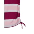 thumbnail image 3 of Wonder Nation Girls Side Ruched Polo Shirt with Short Sleeves, Sizes 4-18, 3 of 5