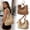Khaki, variant on Summer Large Capacity Woven Shoulder Bag Casual Boho Tote Purse For Beach Daily Outings