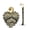 Green, variant on Cerem Heart Drop Animal Print Love Earrings, Brass, 2.7 inches, 2 Count