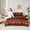 Red 02, variant on Feelyou Fashion Aztec Twin Bedding Sets 7pcs, Navy Damask Triangle Bedding Comforter Set