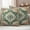 Grass Green Light Blue Light Brown, variant on Orange Blue Boho Outdoor Waterproof Pillow Covers, Ethnic Geometric Southwest Decorative Square Throw Pillowcase Sofa Cushion Sham for Patio/Couch/Chair, 26"x26" 2 Pack