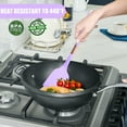 thumbnail image 3 of Kitchen Utensil Set, 7 Pieces Silicone Spatula Set for Nonstick Cookware, 446°F Heat Resistant Cooking Spatula with Rotatable Holder, Silicone Cooking Utensil Set for Home Kitchen, 3 of 7