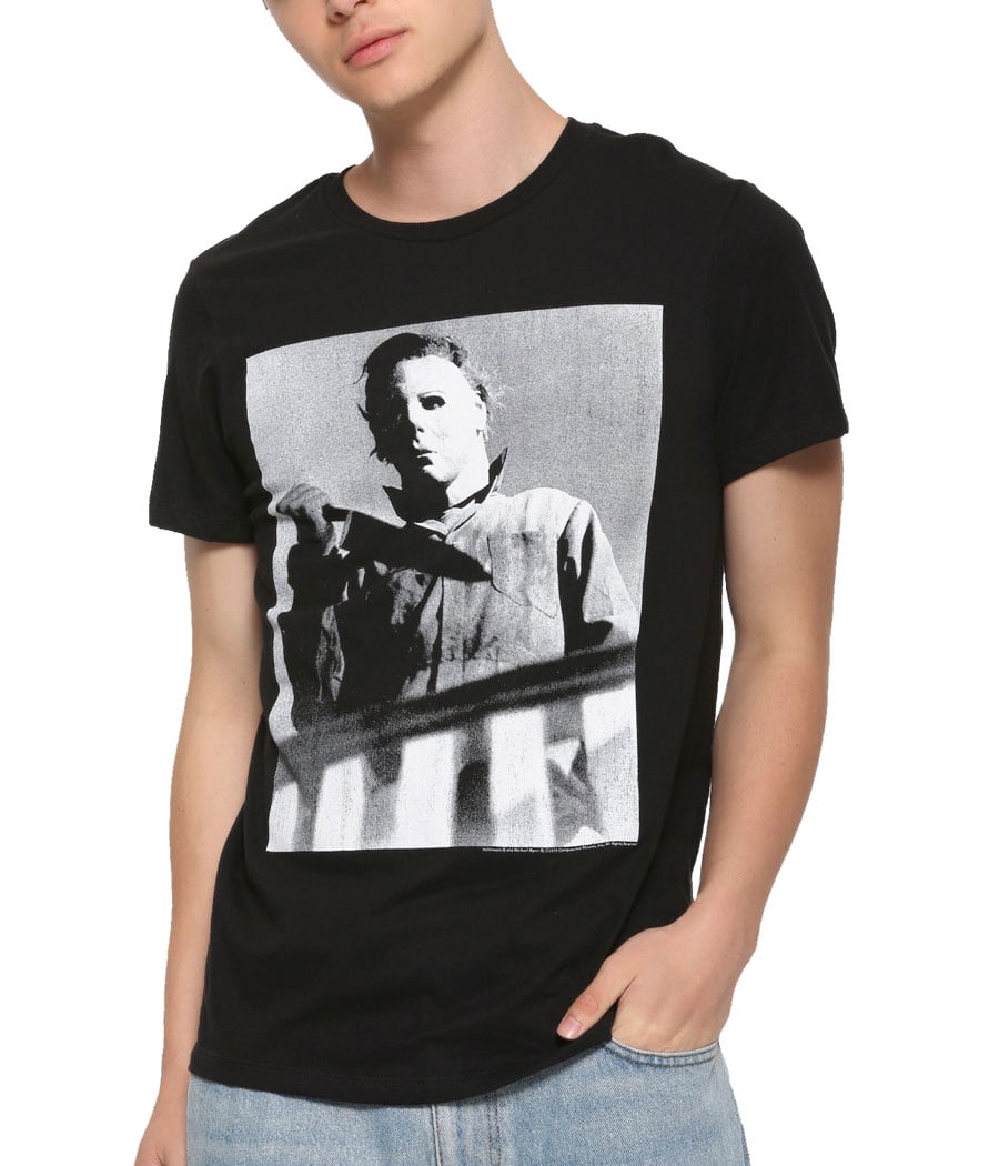 Straight Outta Haddonfield T-Shirt Michael Halloween Horror Fun Major Myers
