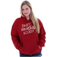 thumbnail image 3 of Arkansas Sassy Cute Local Arkie Girl Hoodie Sweatshirt Women Brisco Brands 5X, 3 of 6
