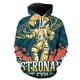 thumbnail image 4 of Sudadera con capucha con estampado 3D de astronauta de dibujos animados para hombres y mujeres, sudaderas casuales de gran tamaño, ropa de calle de hip hop para niños, 4 of 5