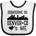 thumbnail image 3 of Inktastic Denver Colorado Someone Loves Me Skyline Boys or Girls Baby Bib, 3 of 4