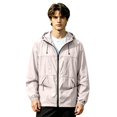 thumbnail image 2 of Men Lightweight Hooded Jacket Sun Protection Breathable Thin Outerwear with Zipper Front and Adjustable Drawstring Design, 2 of 8