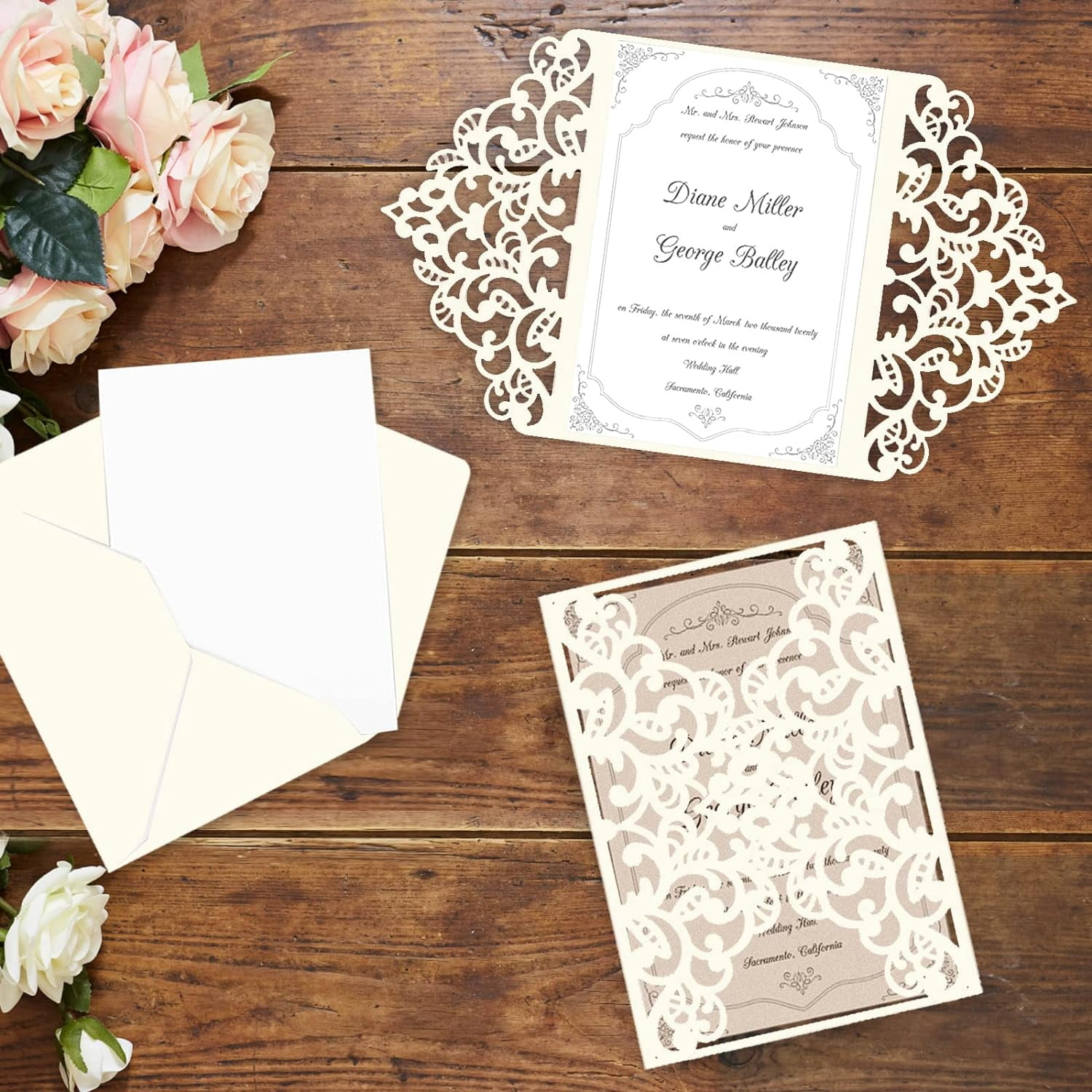100 Sheets Cream Cardstock 8.5 x 11 Ivory Paper, General Off White Card Stock Printer Paper for Cards Making, Office Printing, Certificate