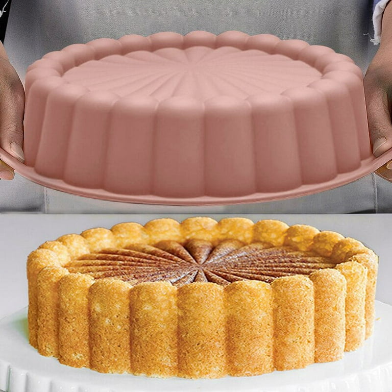 Round Silicone Charlotte Cake Moulds Strawberry Shortcake Baking Pan Mary  Ann/Ballerine Cakes Pan Mold Kitchen Tools Accessories