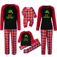 thumbnail image 6 of Odeerbi Matching Family Christmas Pajamas Sets Matching Family Home Wear Sets Xmas 2024 Casual Top with Bottom Outfits Loungewear Sleepwear Jammies for Dad, 6 of 8