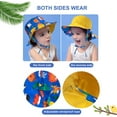thumbnail image 3 of HZKAICUN Cotton Animal Baby Bucket Toddler Sun Hats UPF 50+ Summer Hats Sun Protection for Kids Baby Toddlers Infants Girls/Boys, 3 of 5
