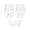 thumbnail image 2 of Transparent Cute Cartoon Shape Bear Spit Bone Dish Desktop Trash Tray Snack Food Residue Fruit Plate Kitchen Tableware, 2 of 10