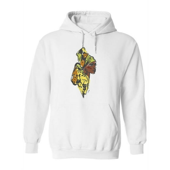 Woman With A Green Turban Hoodie Women -Image by Shutterstock, Female Small