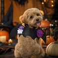 thumbnail image 3 of Fun and Festive Pet Halloween Costume - Adorable Dog Cat Bat Wings Design,C M, 3 of 5