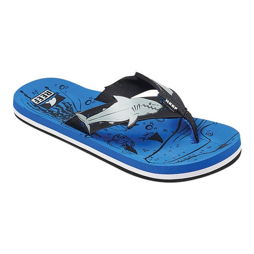 boys shark flip flops