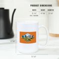 thumbnail image 5 of 15 fl oz Ceramic Mug, Phoenix, Arizona, Watercolor Study, Contour, Dishwasher & Microwave Safe, 5 of 5