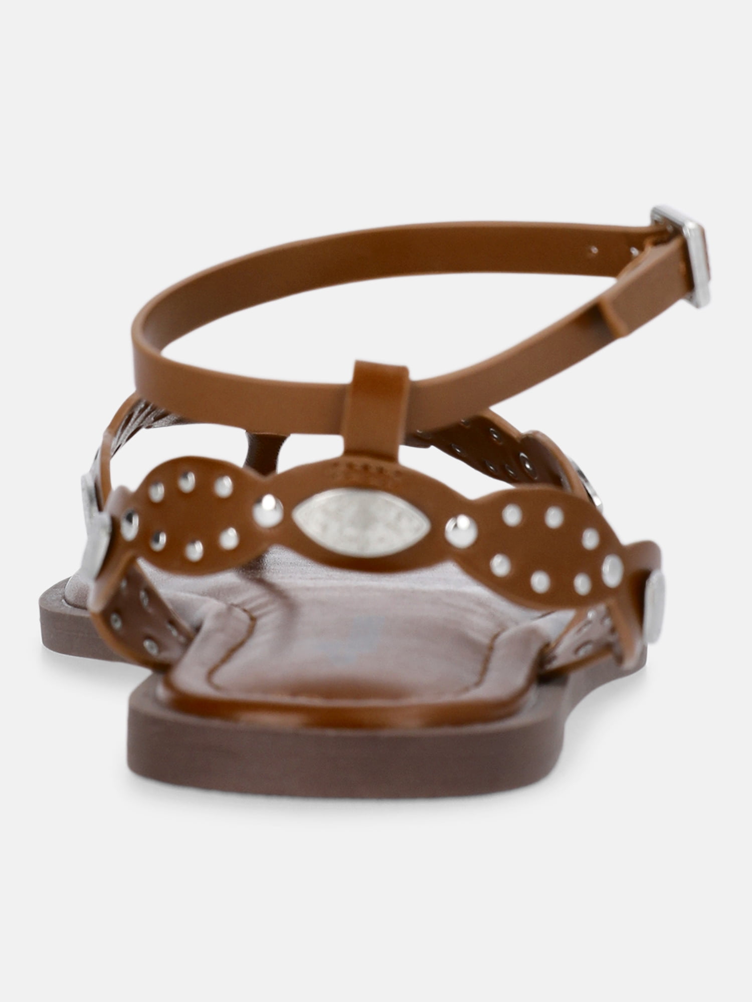 No Boundaries Studded Faux Leather Sandals, Women's
