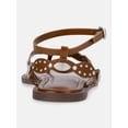 thumbnail image 3 of No Boundaries Studded Faux Leather Sandals, Women's, 3 of 6