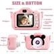 thumbnail image 3 of Cámara para niños: mini cámara digital recargable, videocámara fotográfica, regalo para niñas y niños de 3 a 12 años, con tarjeta 32G/1080P HD/funda de silicona resistente a los golpes, 3 of 5
