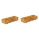 thumbnail image 2 of EeaseMX 2 maceteros de madera para suculentas, contenedor rectangular para plantas, 2 of 7