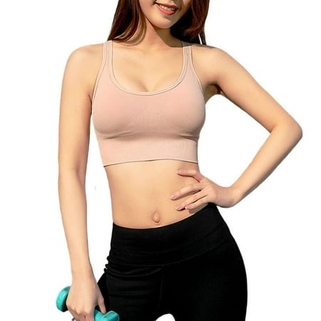 

New Women Sports Bras Ladies Solid Summer Stretch Elastic Solid Skinny Fitness Sports Exercise Home Gym Wear