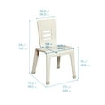 thumbnail image 2 of ECR4Kids Stackable Bentwood Chair, 16in Seat Height, Montessori Furniture, White Wash, 2-Pack, 2 of 9