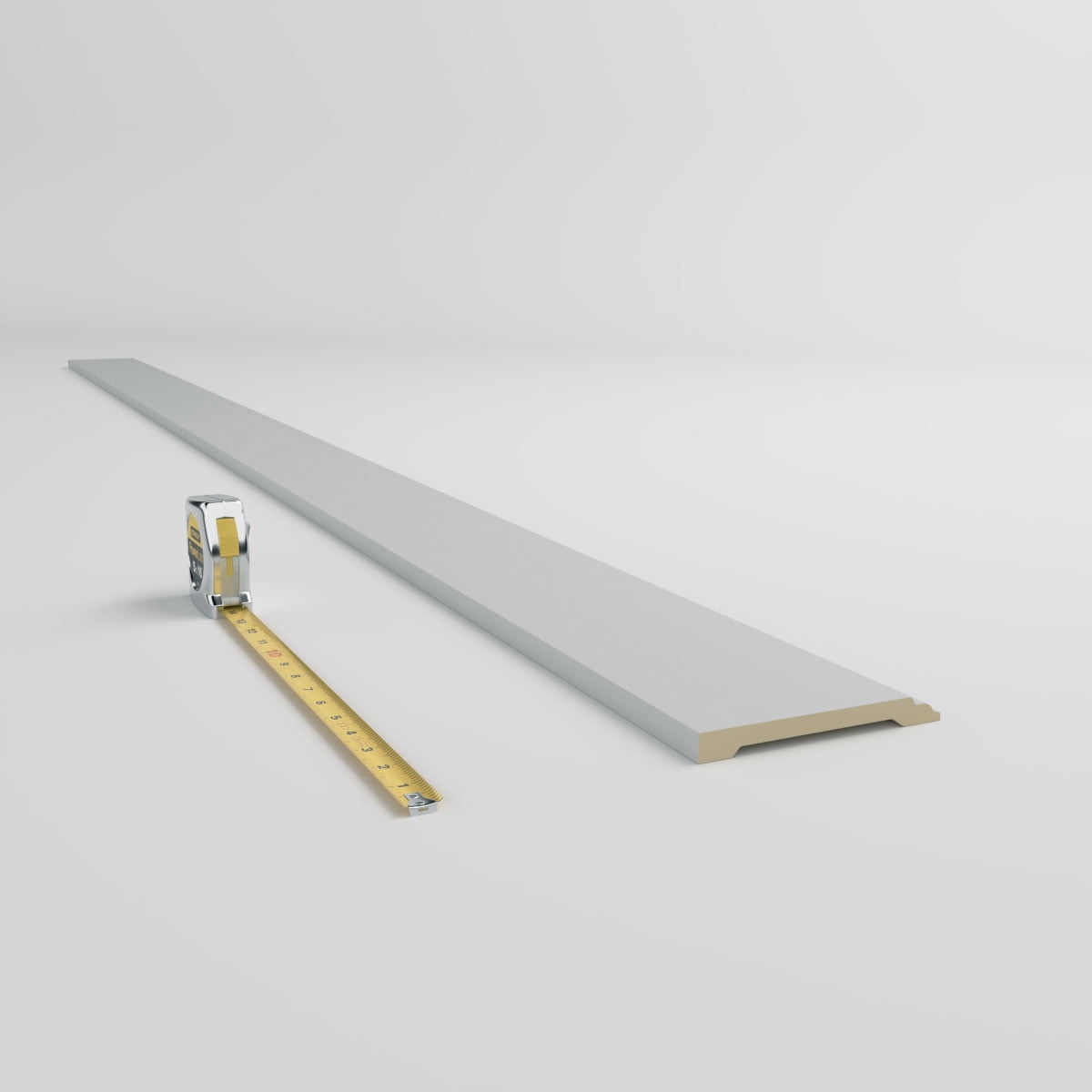 Ekena Millwork 5 7/8"H x 5/8"P x 94 1/2"L Remington Baseboard Moulding (12-Pack)