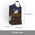 thumbnail image 3 of XMXY Halloween Monsters Costumes Rectangular Laundry Basket Organizer , Collapsible Folding Tall Clothes Hampers for Laundry with Handles, 3 of 6