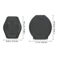 thumbnail image 2 of RENACLIPY Back to School 4pcs Privacy Camera Cover Black ABS for USB Camera Dust-proof Protection, 2 of 5