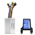 thumbnail image 2 of M5 Electric Bike LCD Display Dashboard SM5PIN+20A 36V/48V Sine Wave Controller for Mountain Bike Modification Kit,1 * LCD Display(SM5PIN) 1 * Controller,Black Meter, 2 of 8