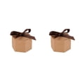 thumbnail image 2 of Matsuzay Caja de papel para dulces de boda, cajas de regalo para recuerdo de fiesta, caja de almacenamiento para embalaje de azúcar y galletas Marrón 2Conjunto, 2 of 6