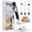 Black, variant on YOLETO Handheld Milk Frother - USB Rechargeable 3-Head Foam Blender & Egg Beater - 3-Speed Foam Maker for Coffee, Hot Chocolate, Eggs & Jam