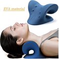 thumbnail image 2 of Neck Shoulder Stretcher Relaxer Cervical Chiropractic Traction Device Pillow For Pain Relief Cervica, 2 of 5